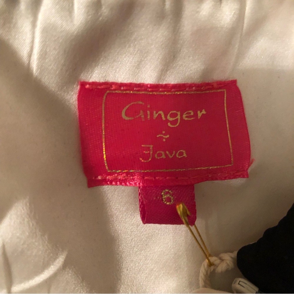 Ginger & Java | Silk Optical Dots Asymmetric Halt… - image 8